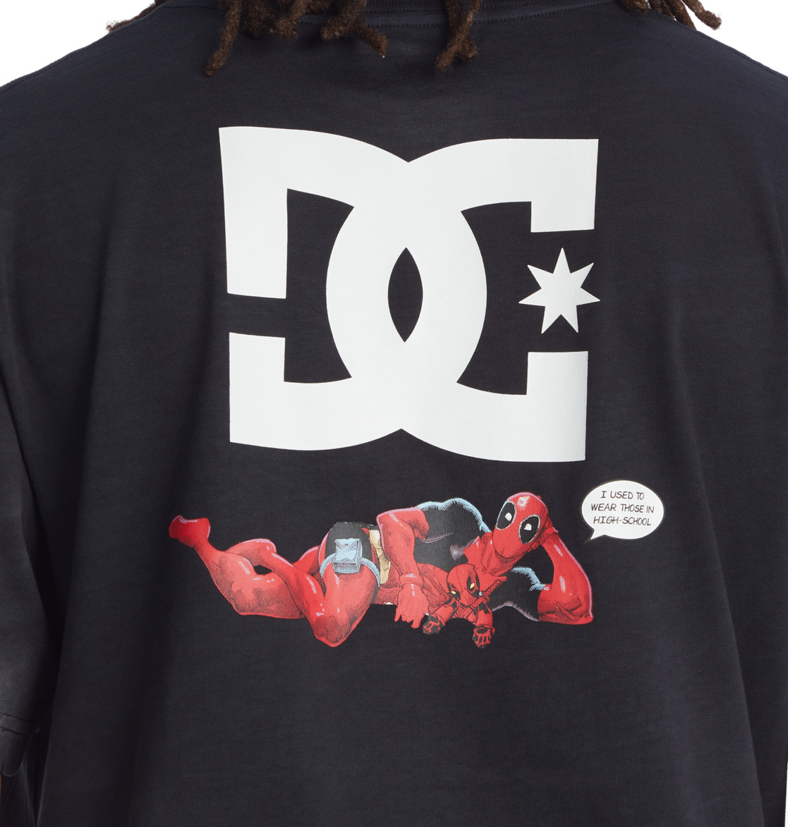 T Shirts DC Shoes Marvel Deadpool x DC Way Back Noir Homme | XHB-62999539