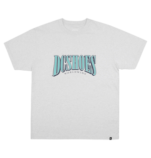 T Shirts DC Shoes Alti Stack Blanche Homme | EGP-71467479