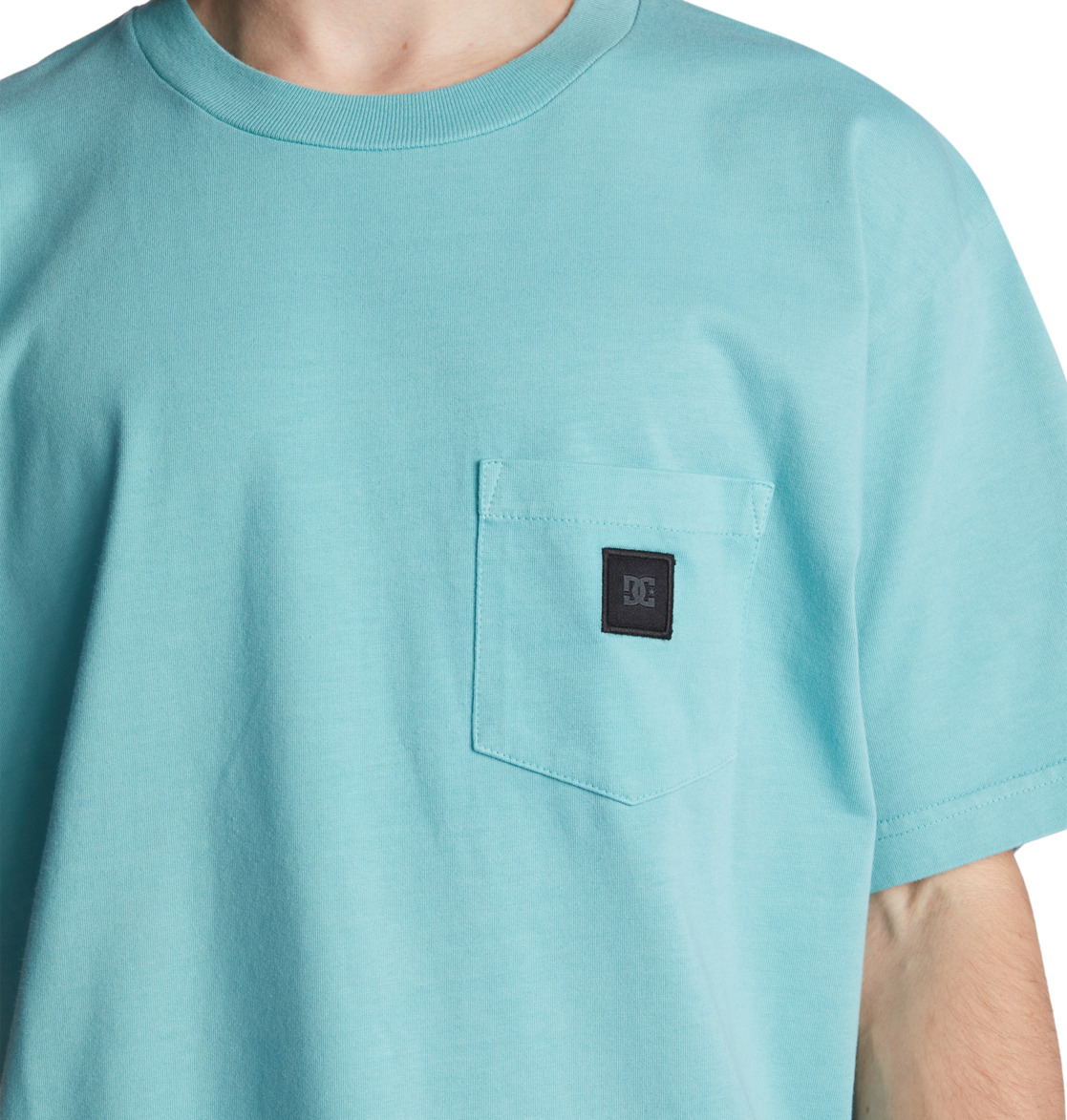 T Shirts DC Shoes DC 1994 Pocket Turquoise Homme | YAP-13689226