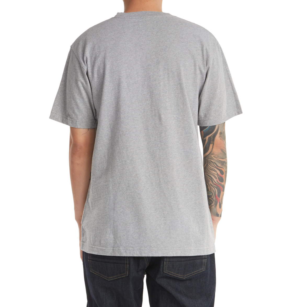 T Shirts DC Shoes DC Star Grise Homme | BZT-52868021