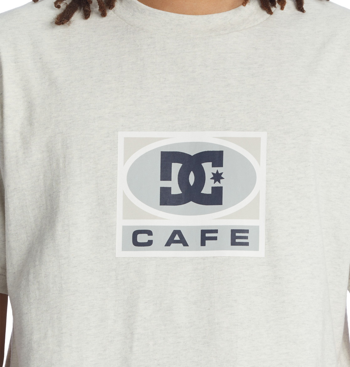 T Shirts DC Shoes Cafe x DC Grise Homme | APY-23801288