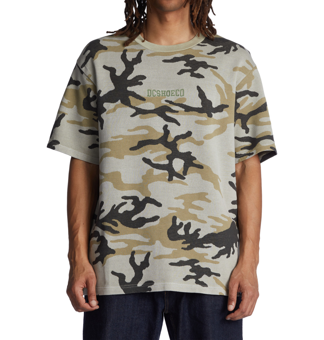 T Shirts DC Shoes Conceal Camouflage Homme | CQI-41088131