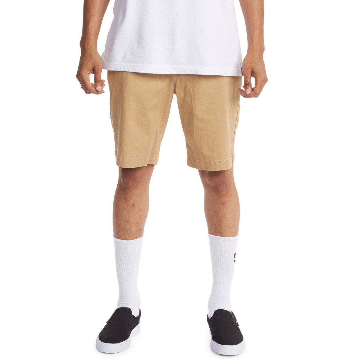 Shorts DC Shoes Worker Chino Marron Homme | WLI-64072547