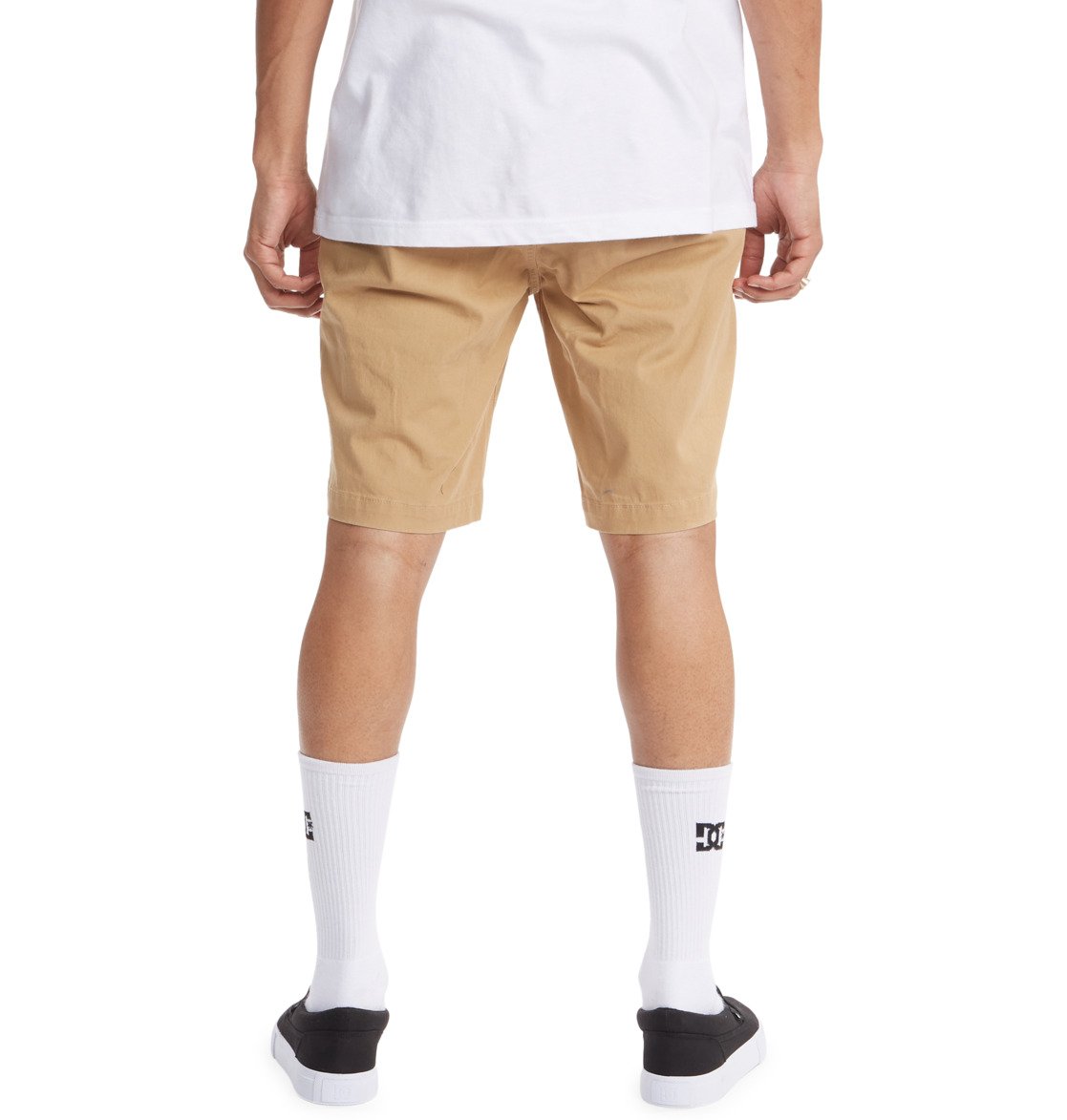 Shorts DC Shoes Worker Chino Marron Homme | WLI-64072547