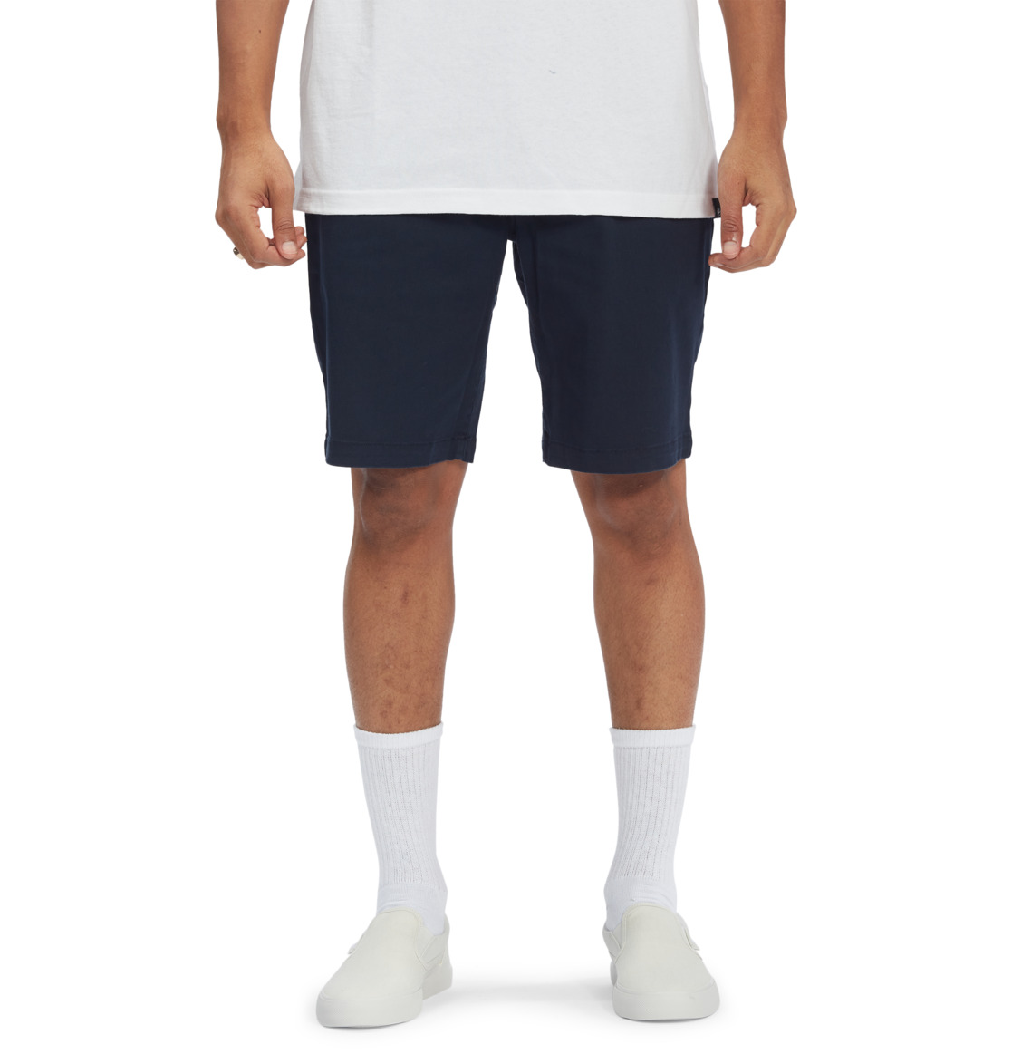 Shorts DC Shoes Worker Chino Bleu Marine Homme | YGQ-94686920