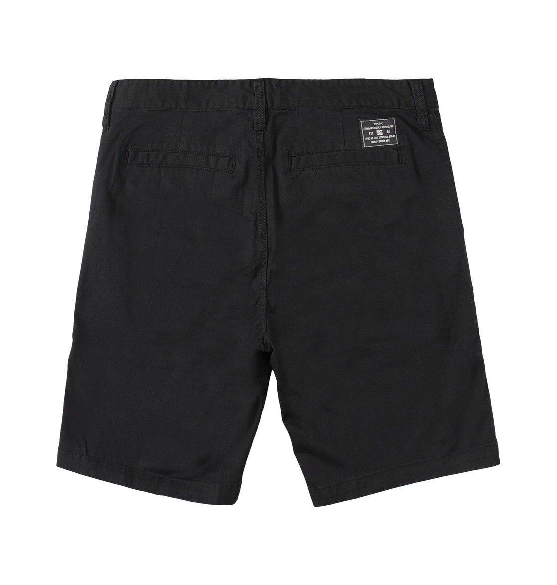 Shorts DC Shoes Worker Chino Noir Homme | CMY-20978462