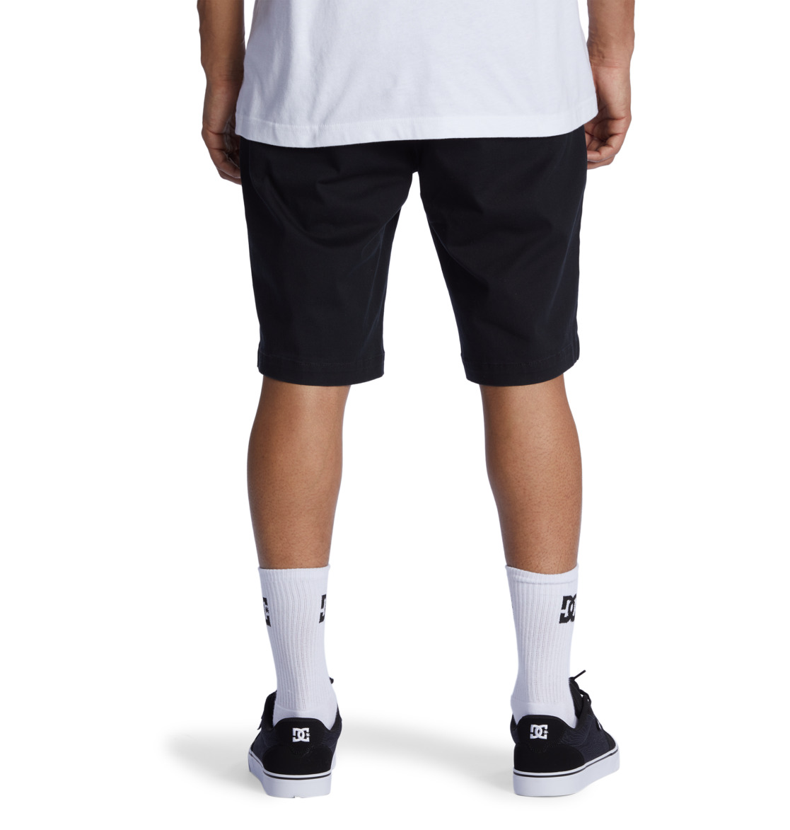 Shorts DC Shoes Worker Relaxed Chino Noir Homme | ALV-60464808