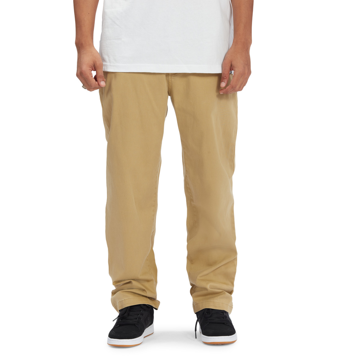 Pantalon DC Shoes Worker Relaxed Fit Chino Marron Homme | TPH-06531890