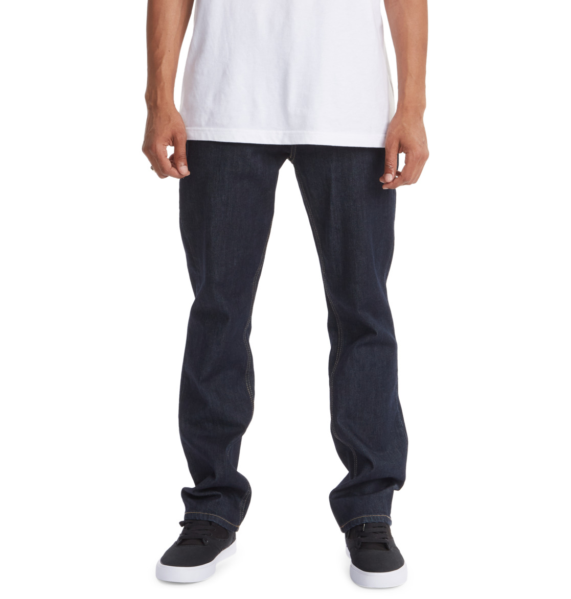 Pantalon DC Shoes Worker Droit Fit Indigo Homme | HIH-14277146