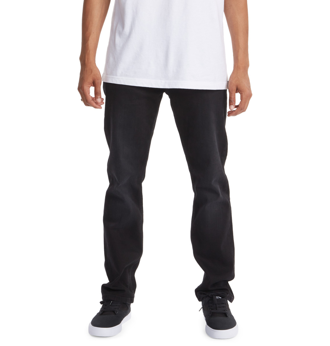 Pantalon DC Shoes Worker Droit Fit Noir Homme | YAZ-54075149