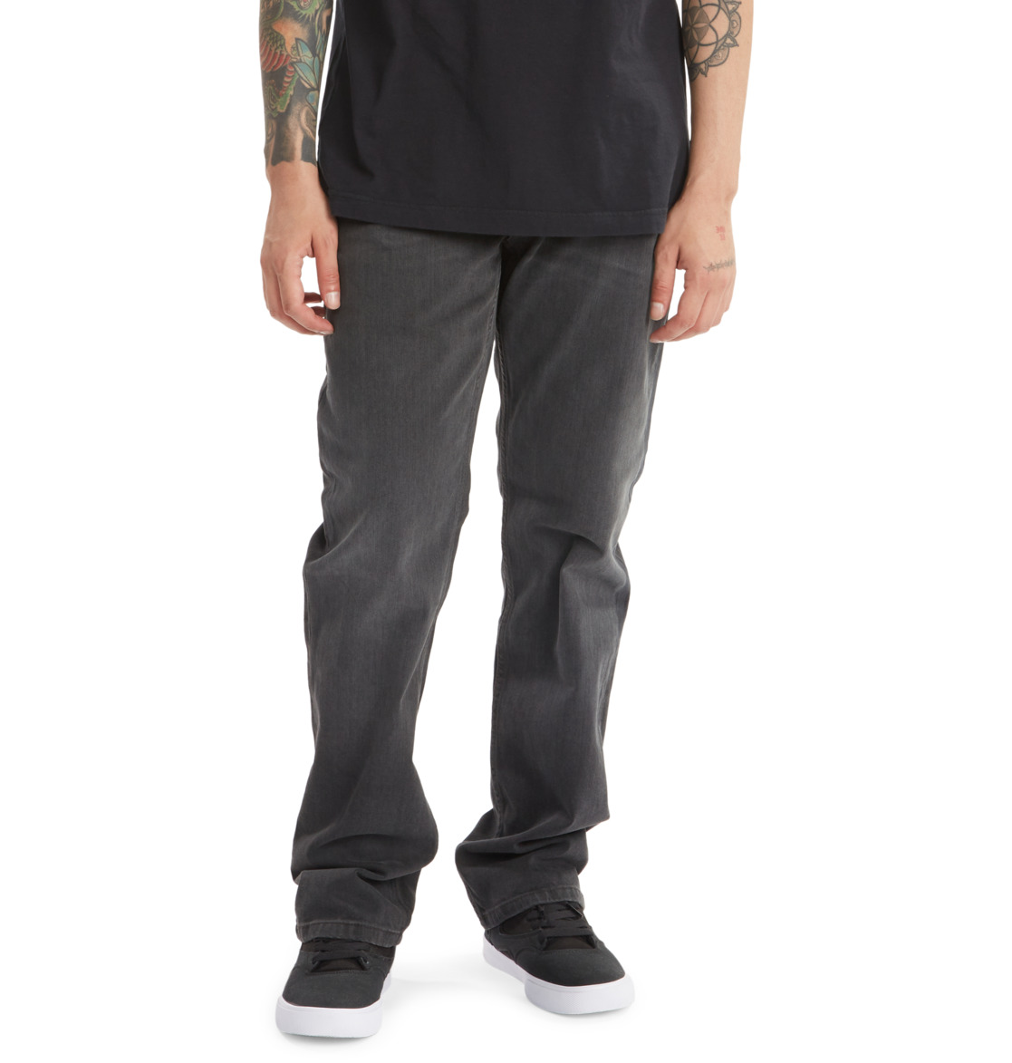 Pantalon DC Shoes Worker Droit Fit Grise Foncé Homme | XEU-83551829