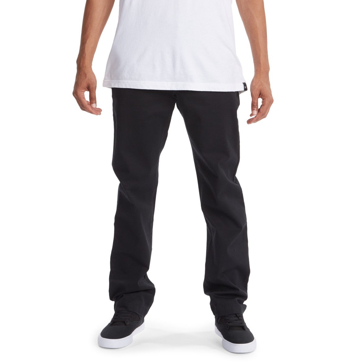 Pantalon DC Shoes Worker Chino Noir Homme | VKD-74429240