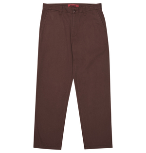 Pantalon DC Shoes Worker Relaxed Fit Chino Marron Homme | RVM-80339903