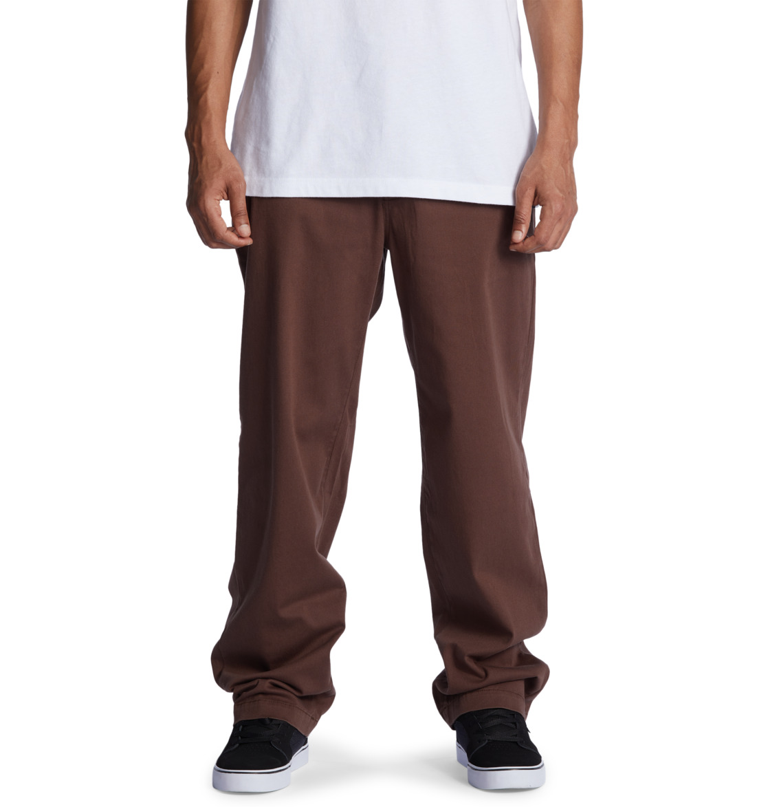 Pantalon DC Shoes Worker Relaxed Fit Chino Marron Homme | RVM-80339903