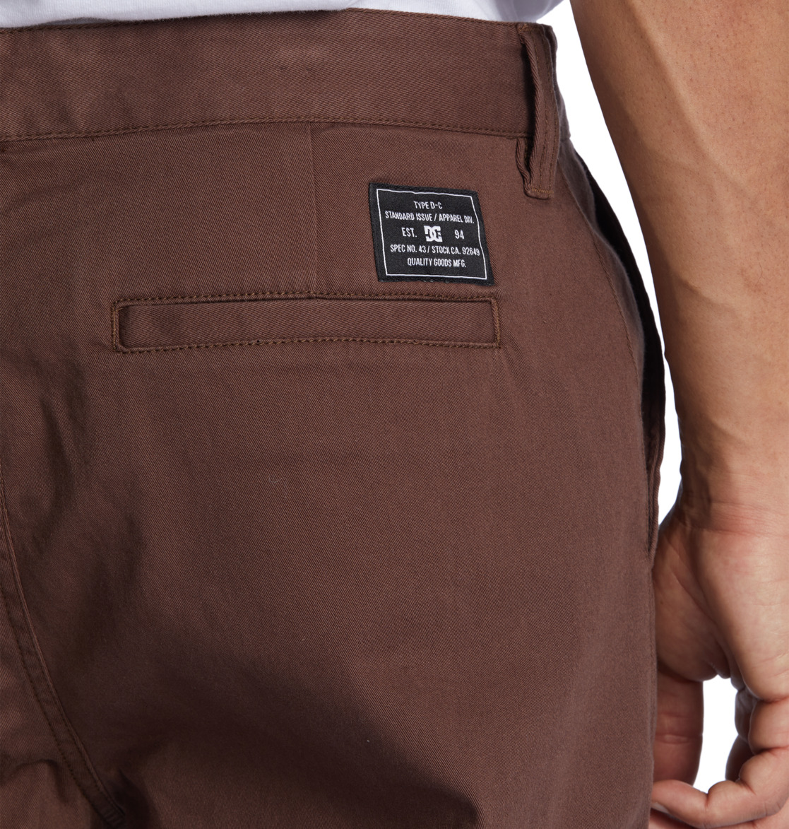 Pantalon DC Shoes Worker Relaxed Fit Chino Marron Homme | RVM-80339903