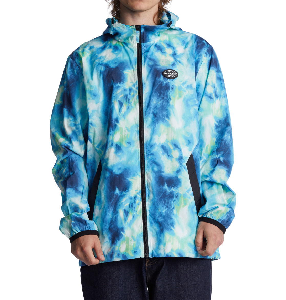 Vestes DC Shoes Define Print D'eau-Resistant Windbreaker Bleu Camouflage Homme | YWQ-95710805