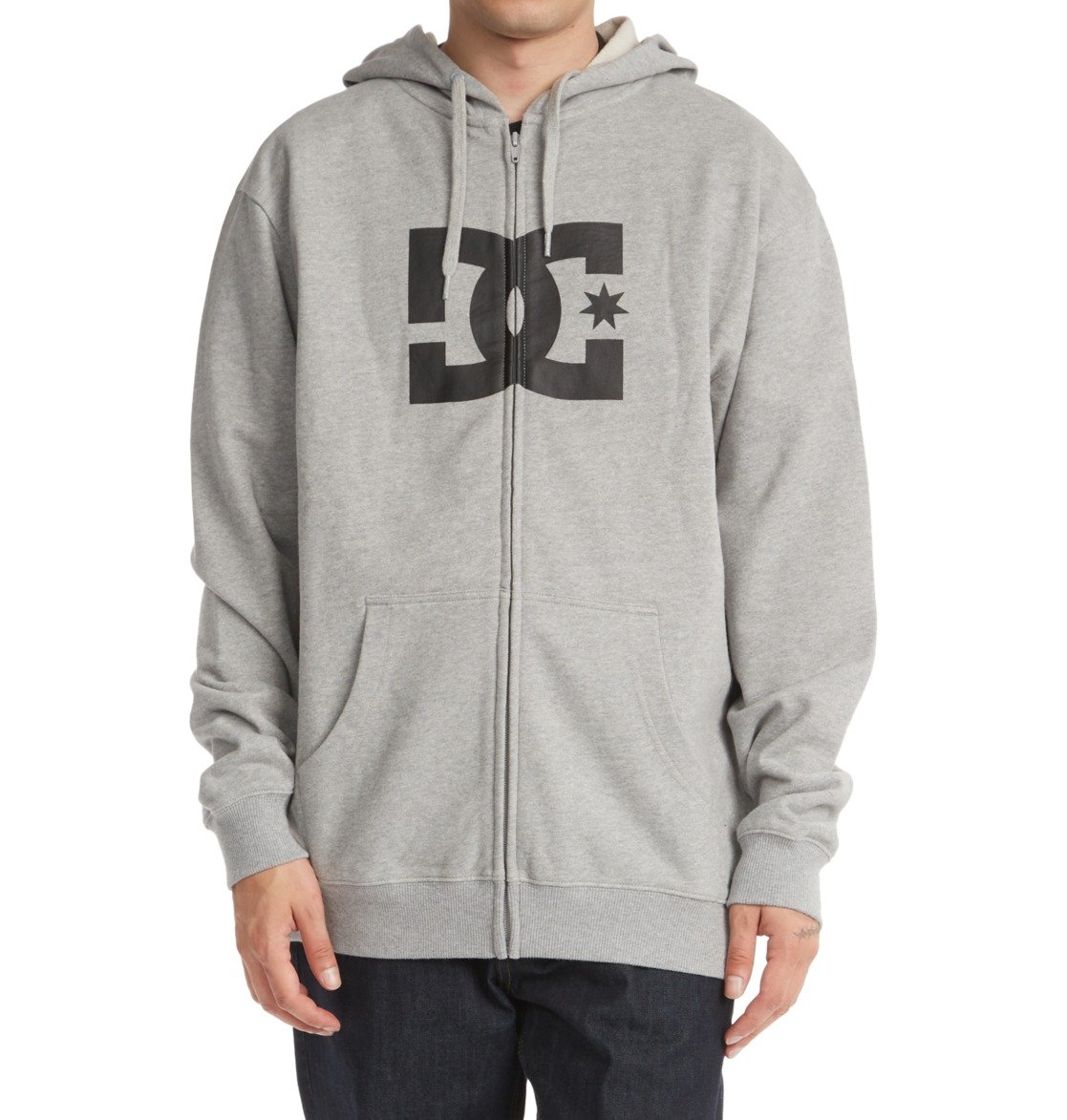 Sweat à Capuche DC Shoes DC Star Zip-Up Grise Homme | NCC-96771080