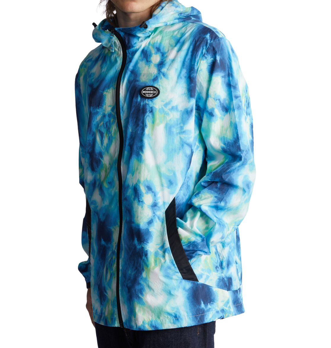 Vestes DC Shoes Define Print D'eau-Resistant Windbreaker Bleu Camouflage Homme | YWQ-95710805