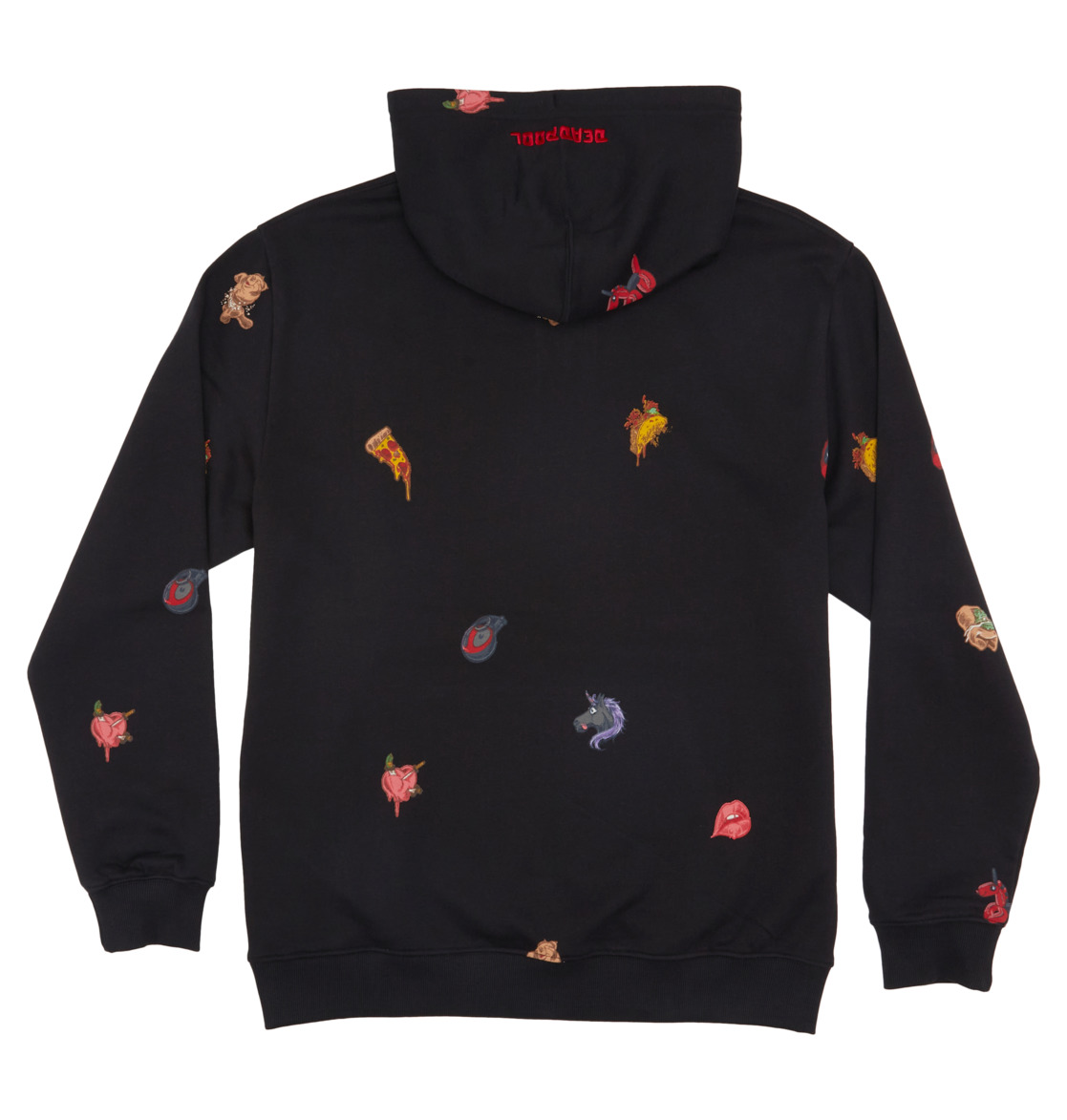 Sweat à Capuche DC Shoes Marvel Deadpool x DC All Over Noir Homme | LKY-85398552