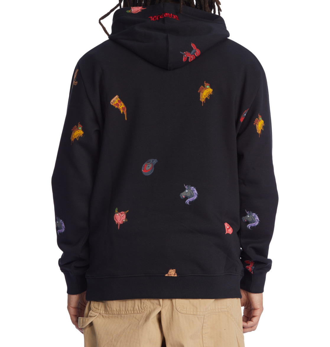 Sweat à Capuche DC Shoes Marvel Deadpool x DC All Over Noir Homme | LKY-85398552