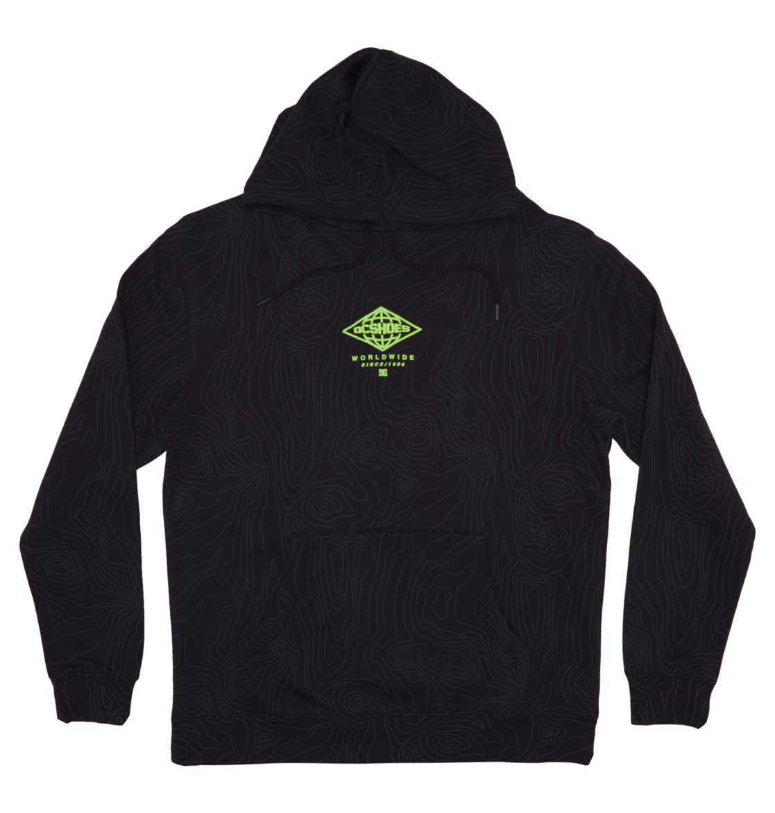 Sweat à Capuche DC Shoes Outland Noir Homme | GIT-82549131