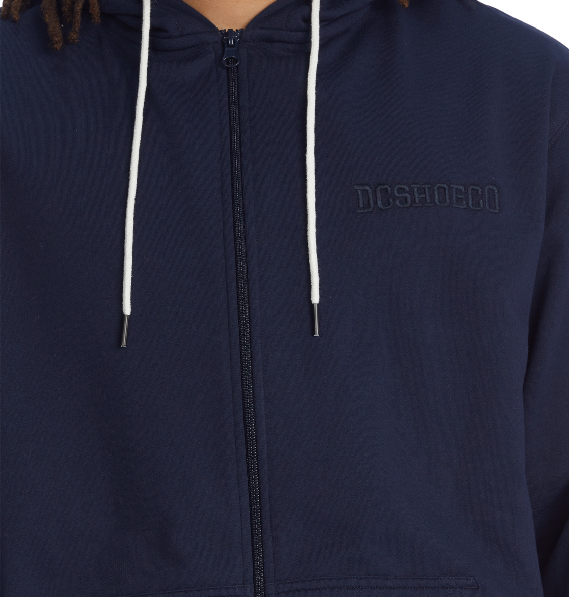 Sweat à Capuche DC Shoes Riot 2 Zip-Up Bleu Marine Homme | DSL-29381905