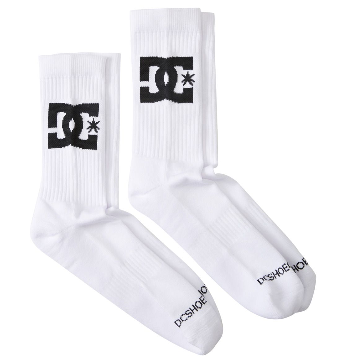 Chaussettes DC Shoes DC Star 2-Pack Crew Blanche Homme | AGD-41765177