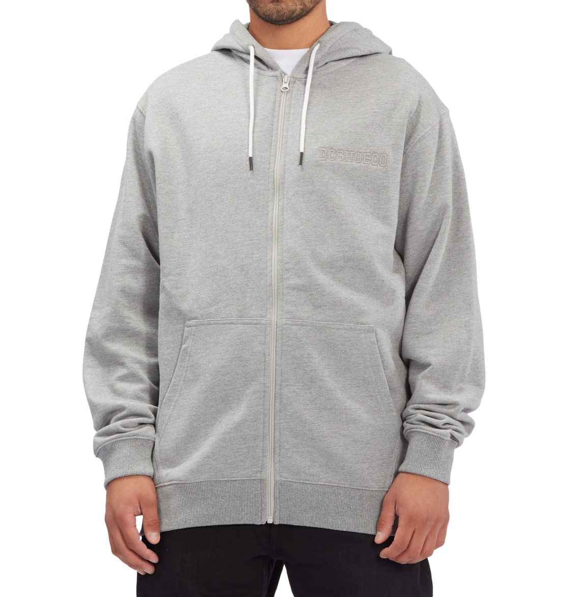 Sweat à Capuche DC Shoes Riot 2 Zip-Up Grise Homme | HAV-54294032