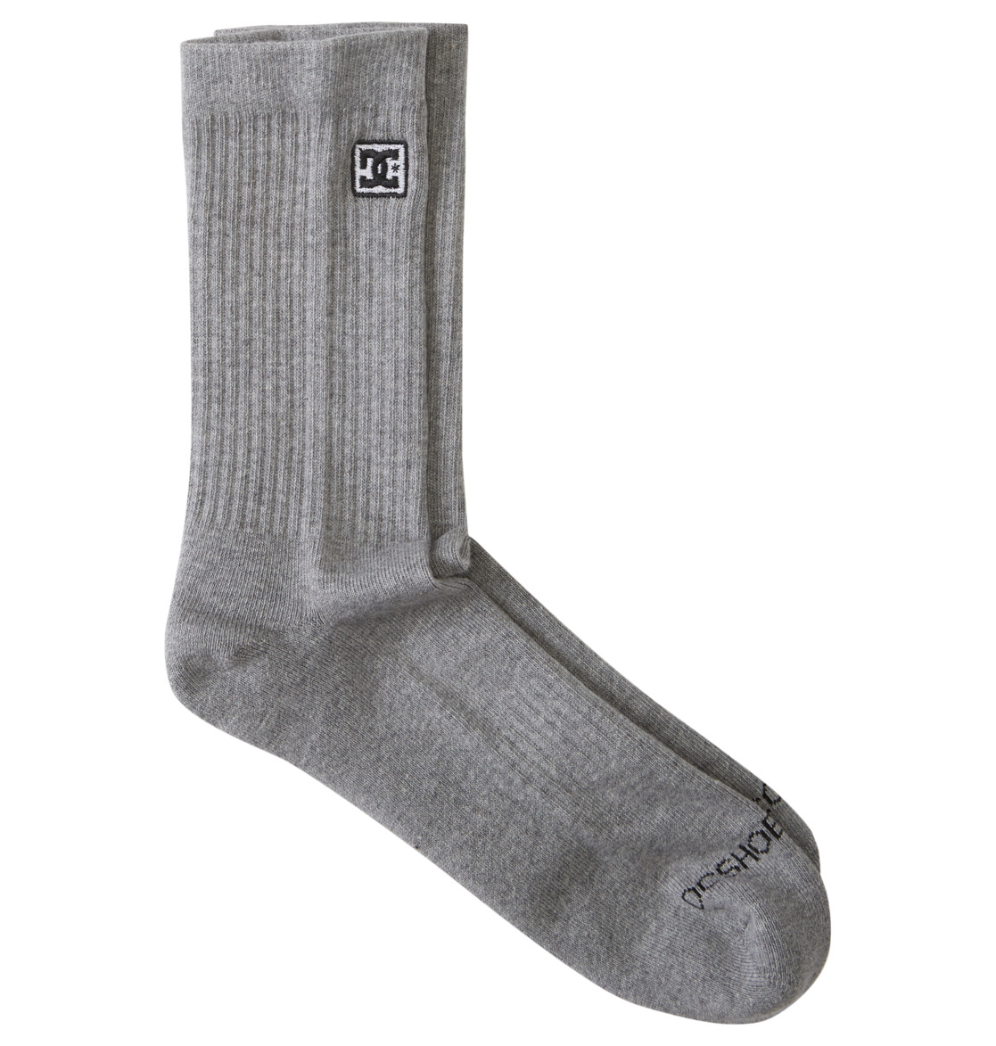 Chaussettes DC Shoes DC 2-Pack Crew Grise Clair Homme | LEG-86657583