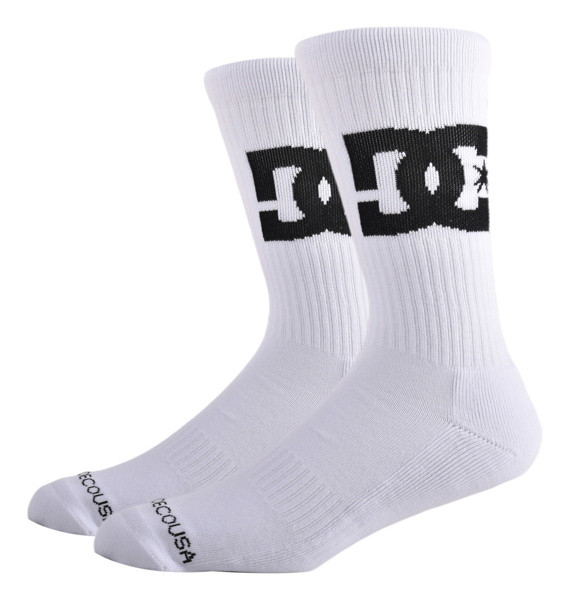 Chaussettes DC Shoes DC Star 2-Pack Crew Blanche Homme | AGD-41765177