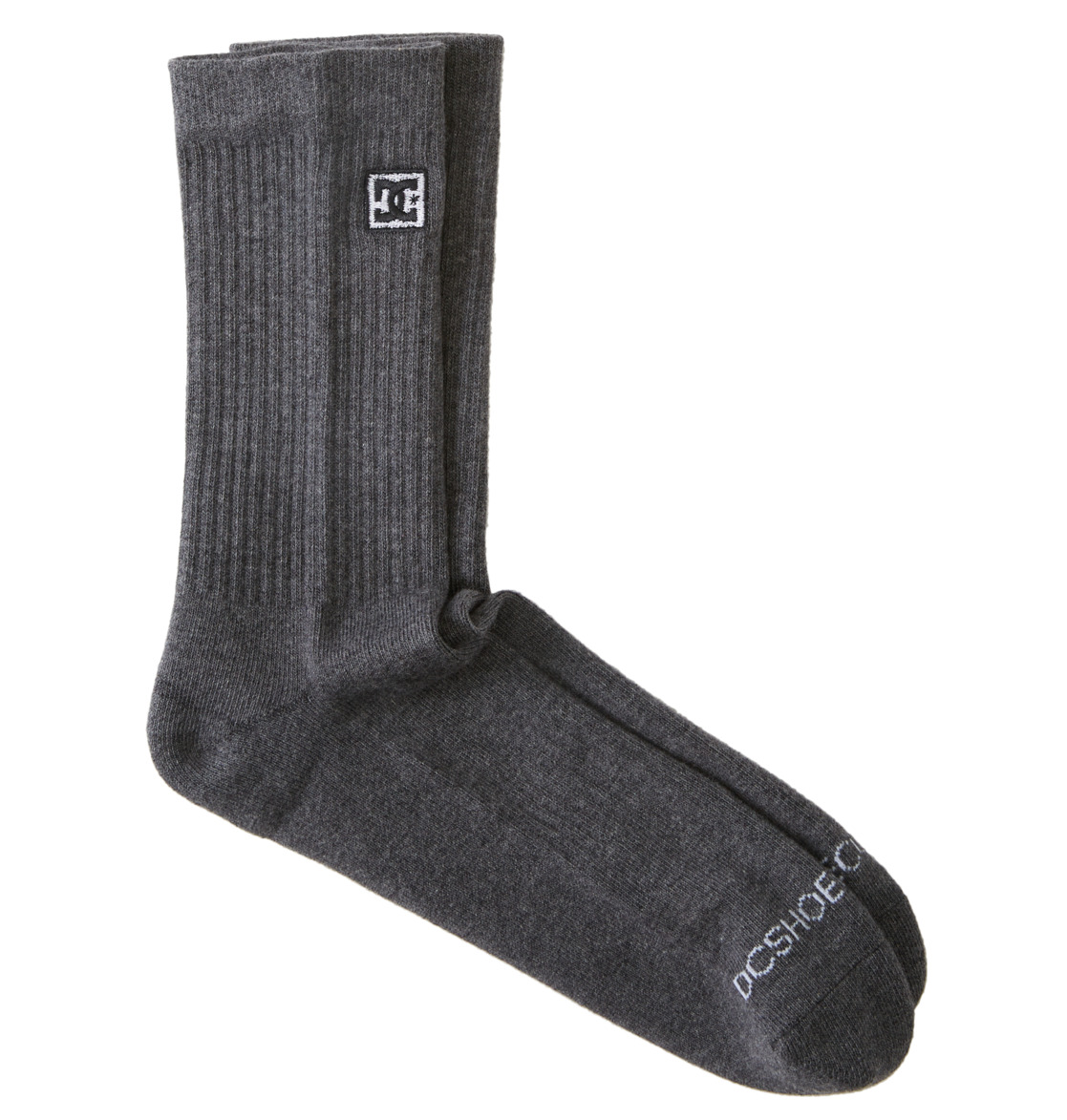 Chaussettes DC Shoes DC 2-Pack Crew Grise Clair Homme | LEG-86657583