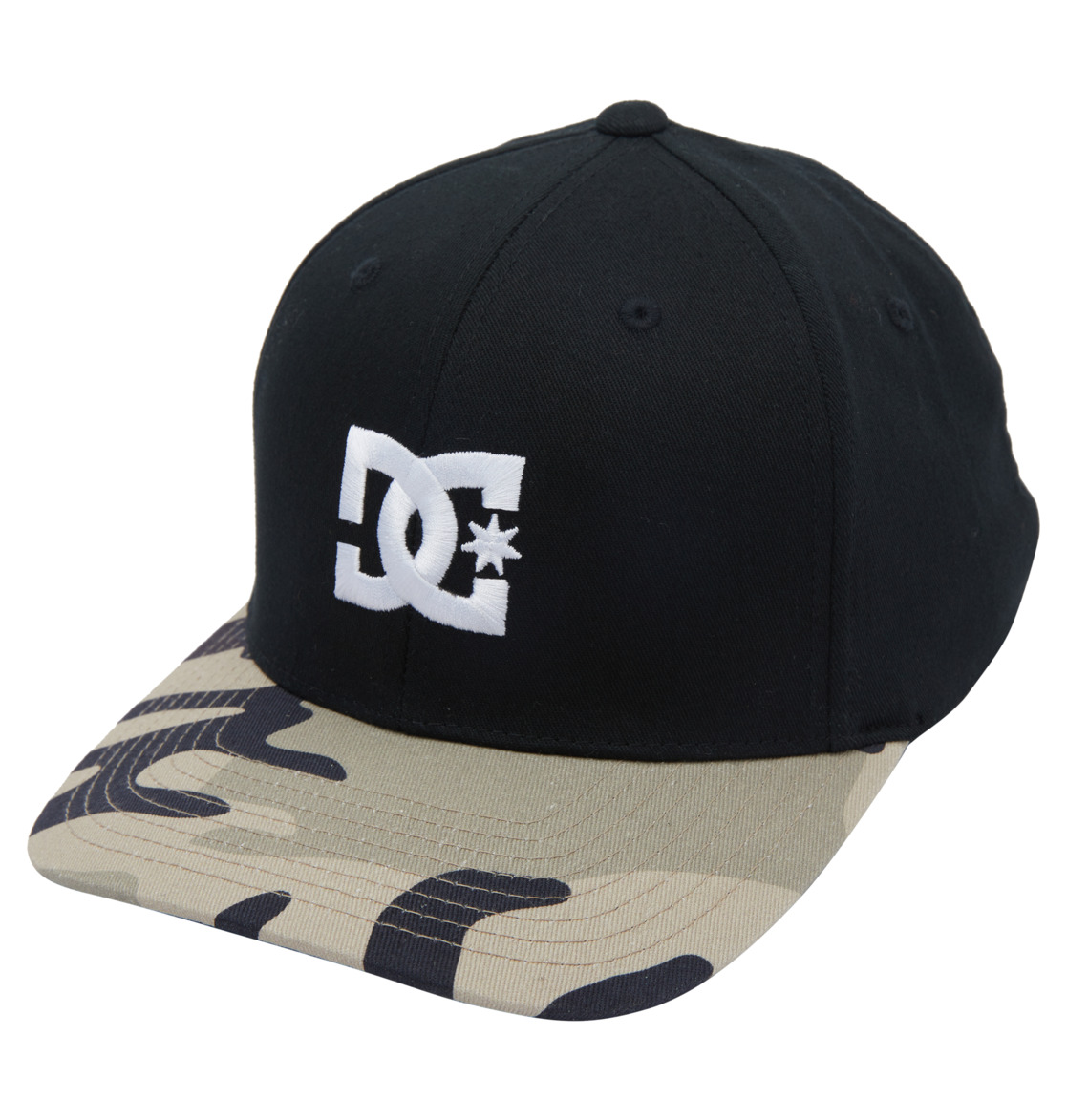 Chapeaux DC Shoes Star Seasonal Flexfit? Camouflage Noir Homme | EQJ-81257301