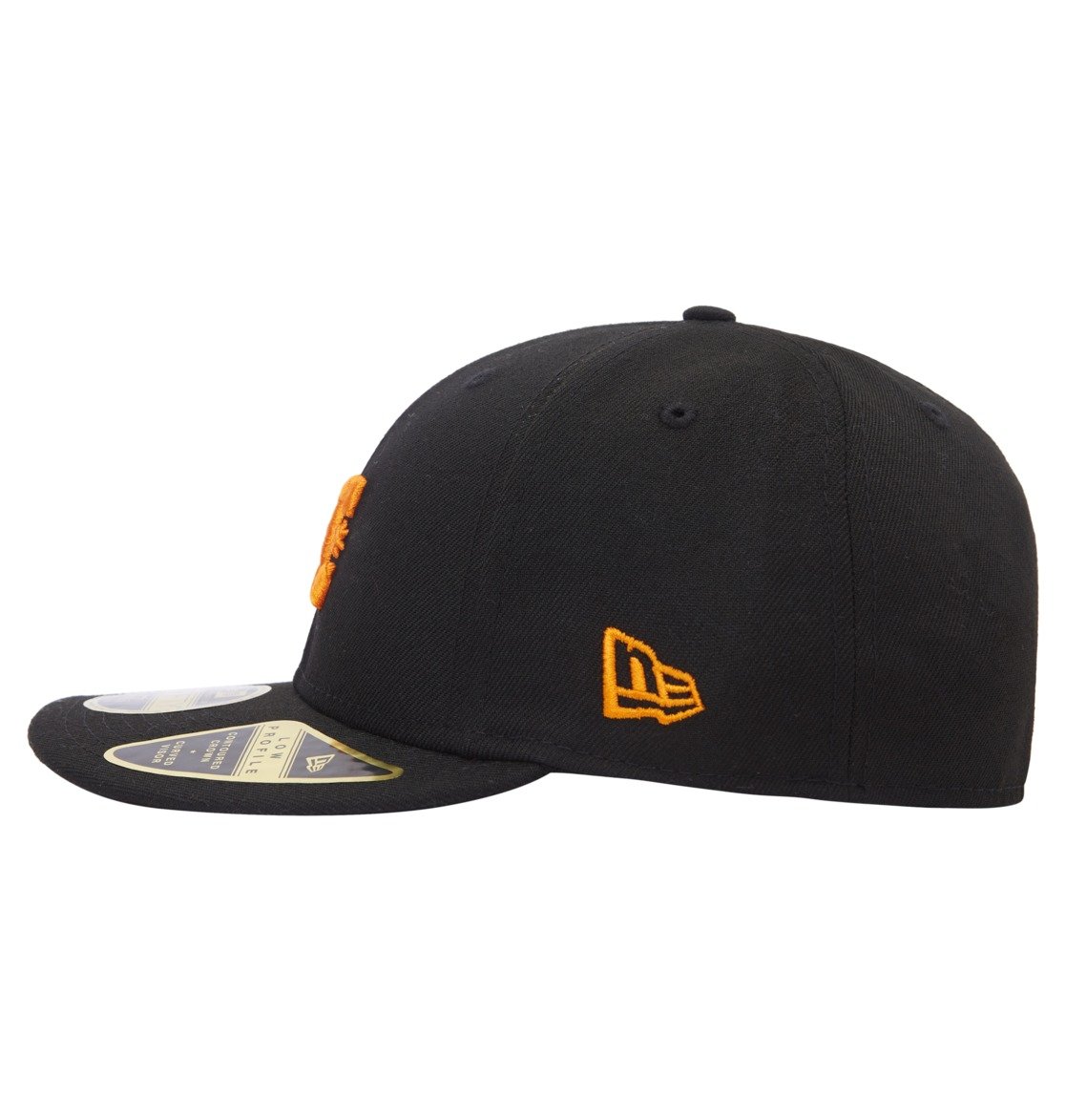 Chapeaux DC Shoes DC Lo Pro New Era? Fitted Noir Orange Homme | ZPS-48049396