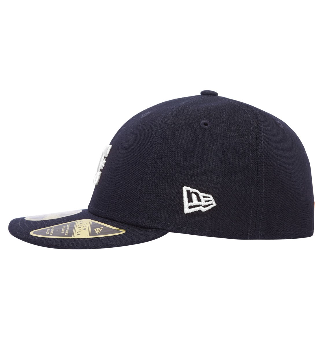 Chapeaux DC Shoes DC Lo Pro New Era? Fitted Bleu Marine Blanche Homme | UFO-31896926