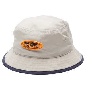 Chapeaux DC Shoes Butter Goods x DC Reversible Bucket Kaki Homme | VWZ-81552354