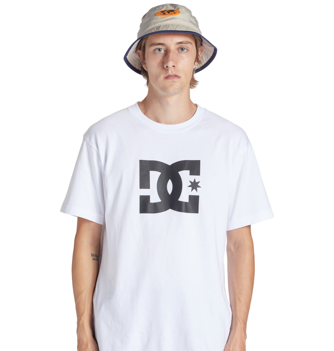 Chapeaux DC Shoes Butter Goods x DC Reversible Bucket Kaki Homme | VWZ-81552354