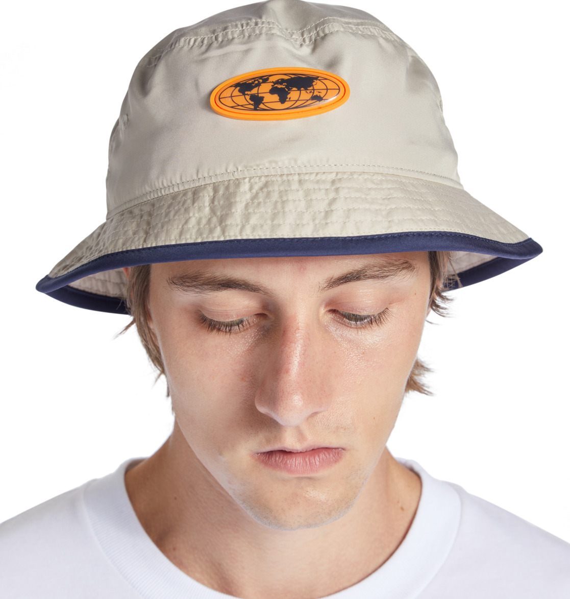 Chapeaux DC Shoes Butter Goods x DC Reversible Bucket Kaki Homme | VWZ-81552354