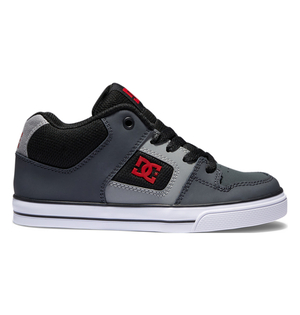 Baskets DC Shoes Pure MID Mid-Top Noir Grise Blanche Enfant | IYX-22264269