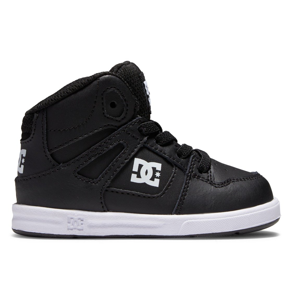 Baskets DC Shoes Pure Hi High Noir Blanche Enfant | QII-64508864