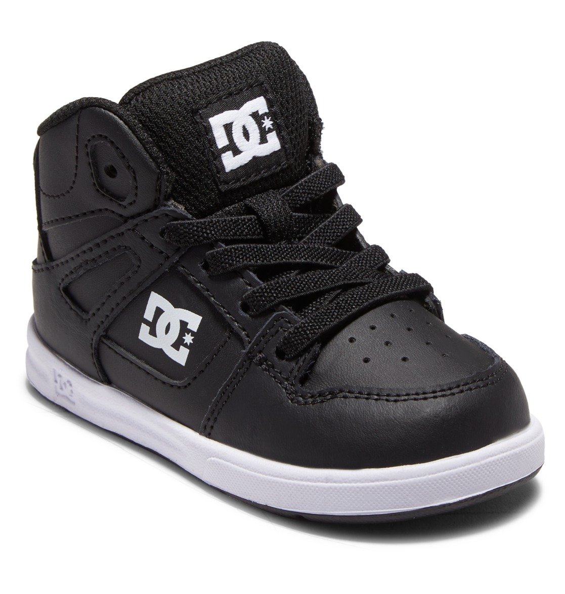 Baskets DC Shoes Pure Hi High Noir Blanche Enfant | QII-64508864