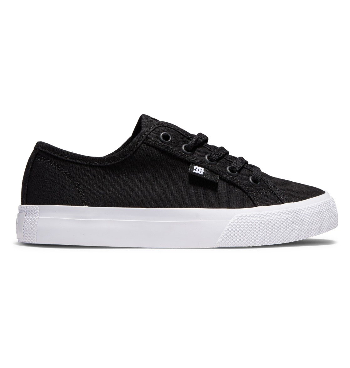 Baskets DC Shoes Manual Noir Blanche Enfant | KQD-79242560