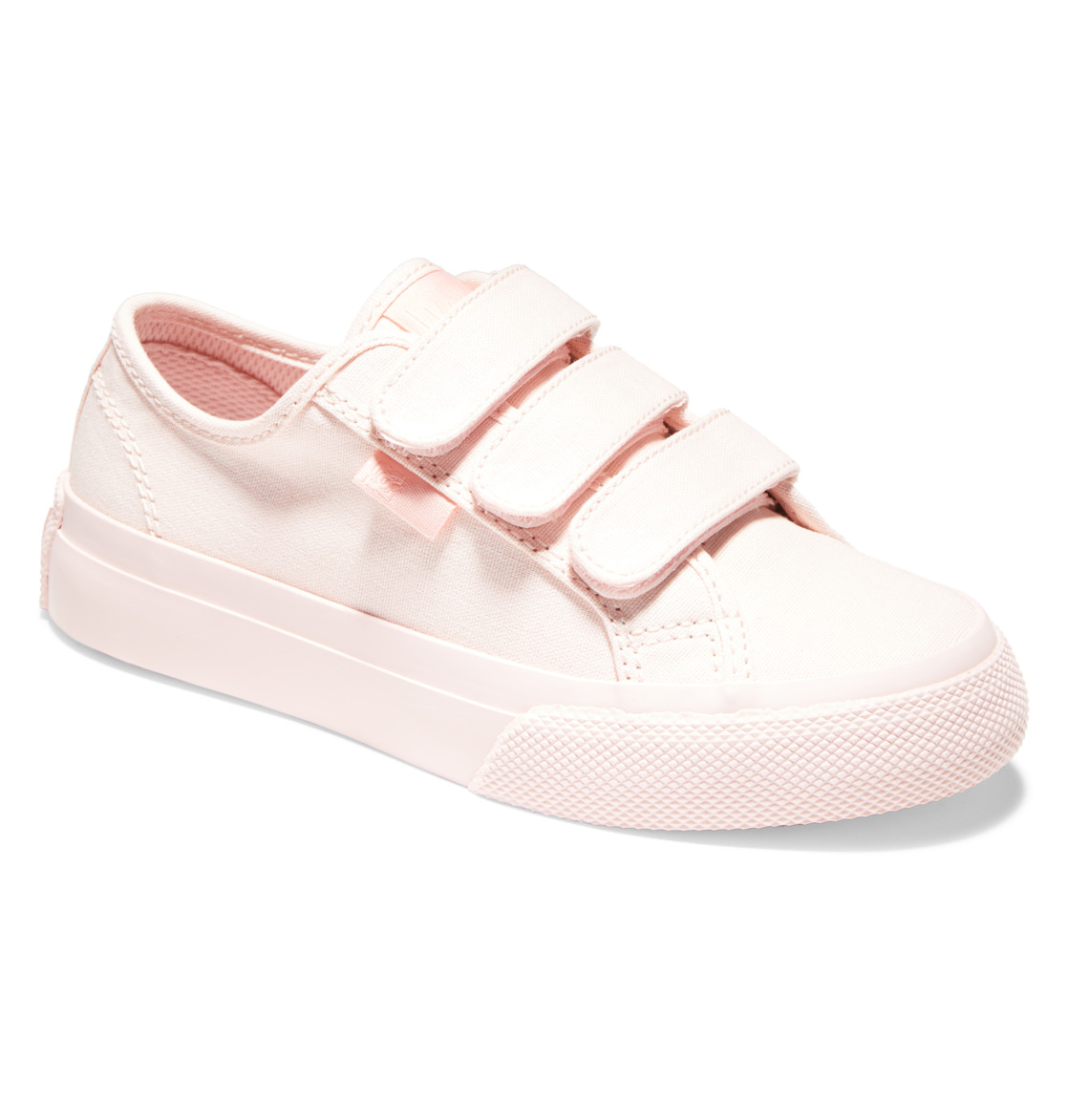 Baskets DC Shoes Manual Velcro Rose Clair Enfant | DPY-95445777