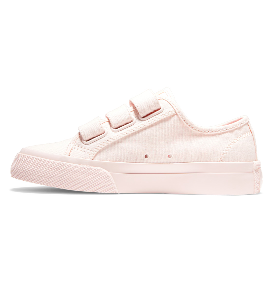 Baskets DC Shoes Manual Velcro Rose Clair Enfant | DPY-95445777