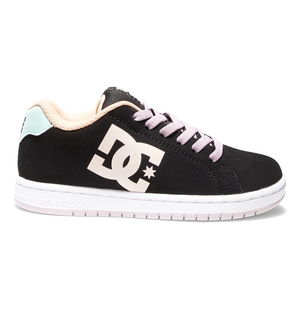 Baskets DC Shoes Gaveler Elastic Dentelle Noir Violette Enfant | VAA-25057660