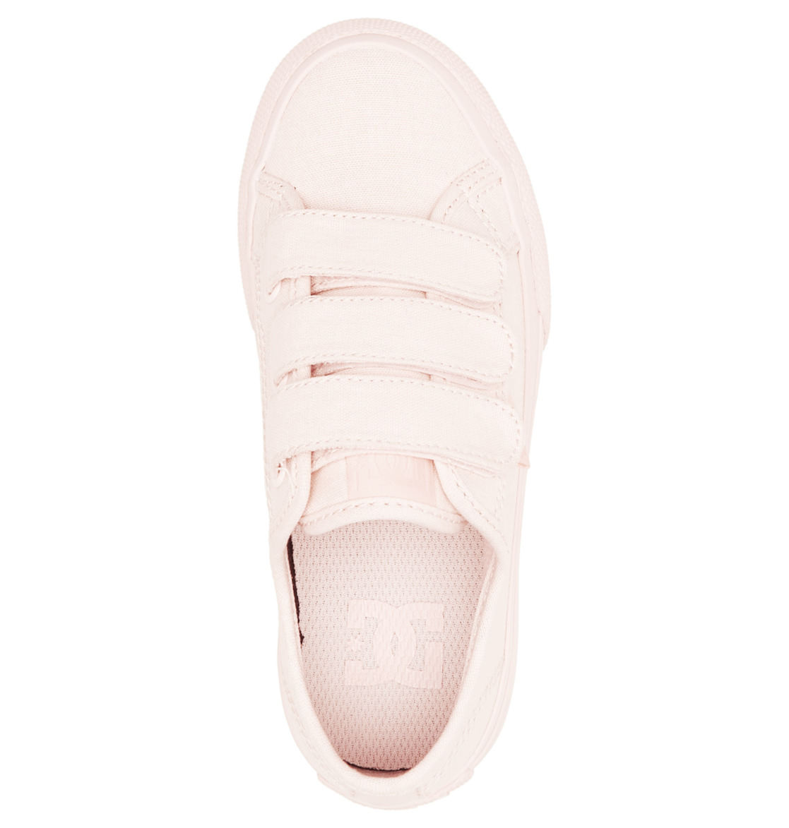 Baskets DC Shoes Manual Velcro Rose Clair Enfant | DPY-95445777