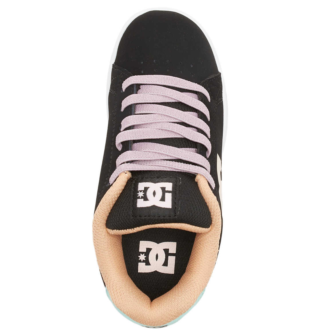 Baskets DC Shoes Gaveler Elastic Dentelle Noir Violette Enfant | VAA-25057660