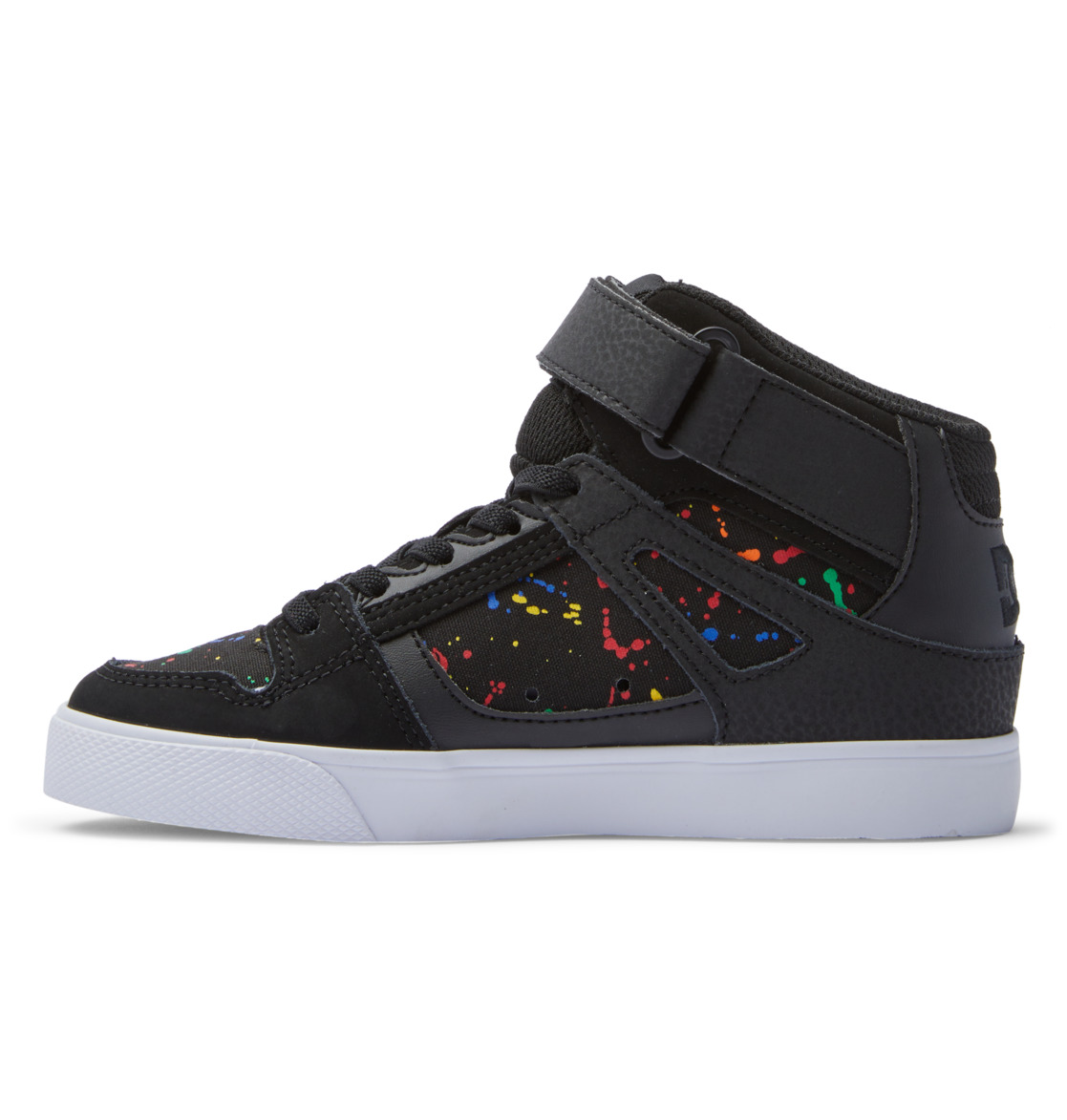 Baskets DC Shoes Pure High Elastic Dentelle High-Top Noir Enfant | ULI-56959926