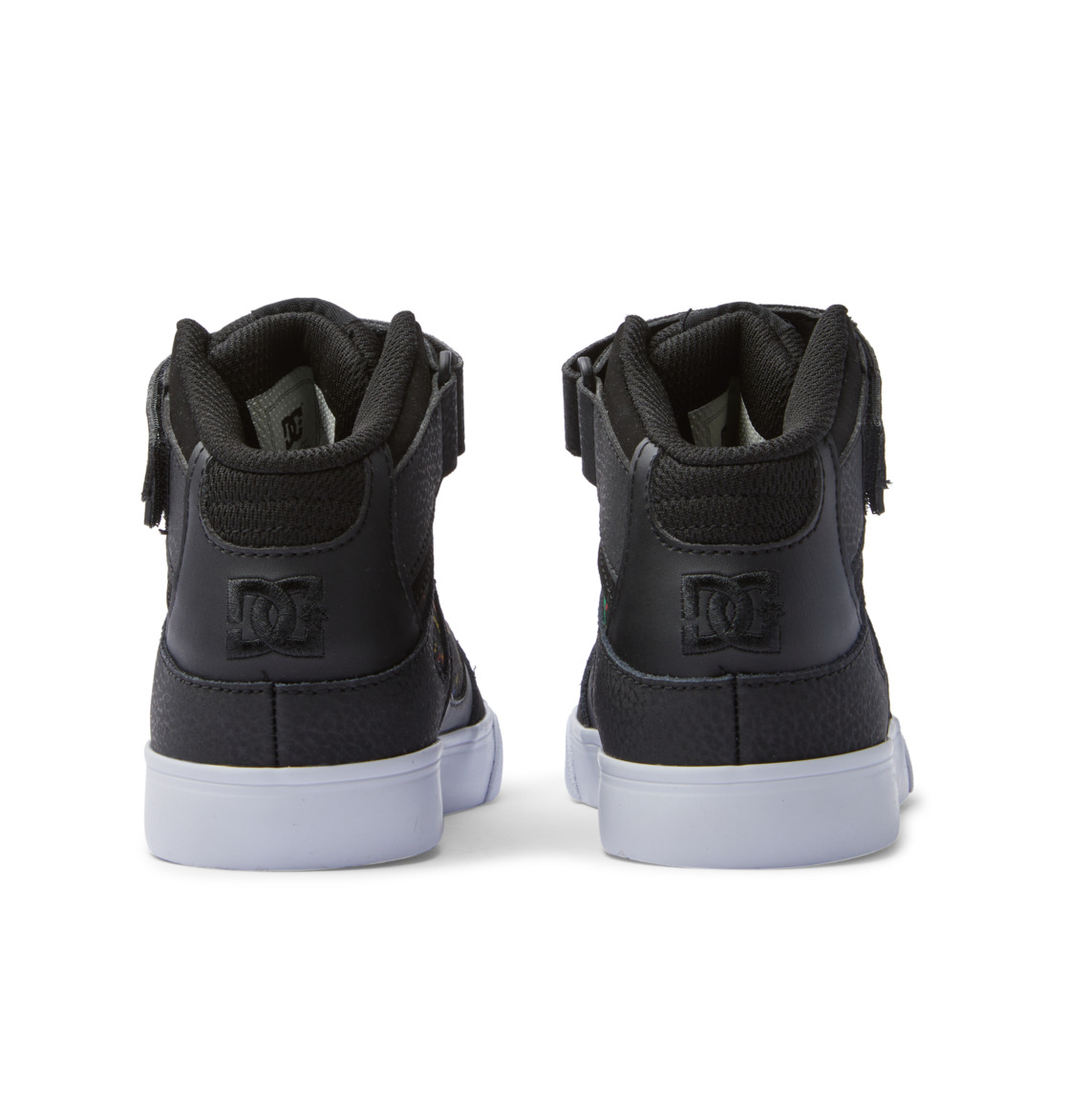 Baskets DC Shoes Pure High Elastic Dentelle High-Top Noir Enfant | ULI-56959926