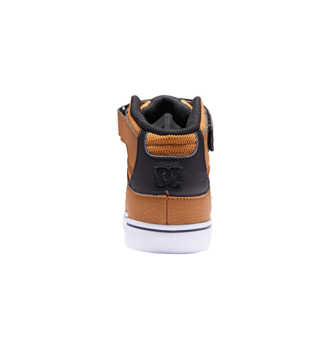 Baskets DC Shoes Pure High Elastic Dentelle High-Top Marron Noir Enfant | SSW-31622164