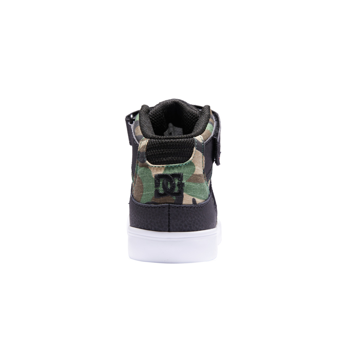 Baskets DC Shoes Pure High Elastic Dentelle High-Top Noir Camouflage Enfant | ECU-54152788